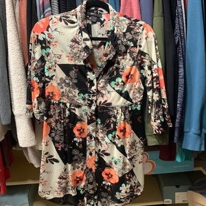 Style & Co 3/4 sleeve blouse size small